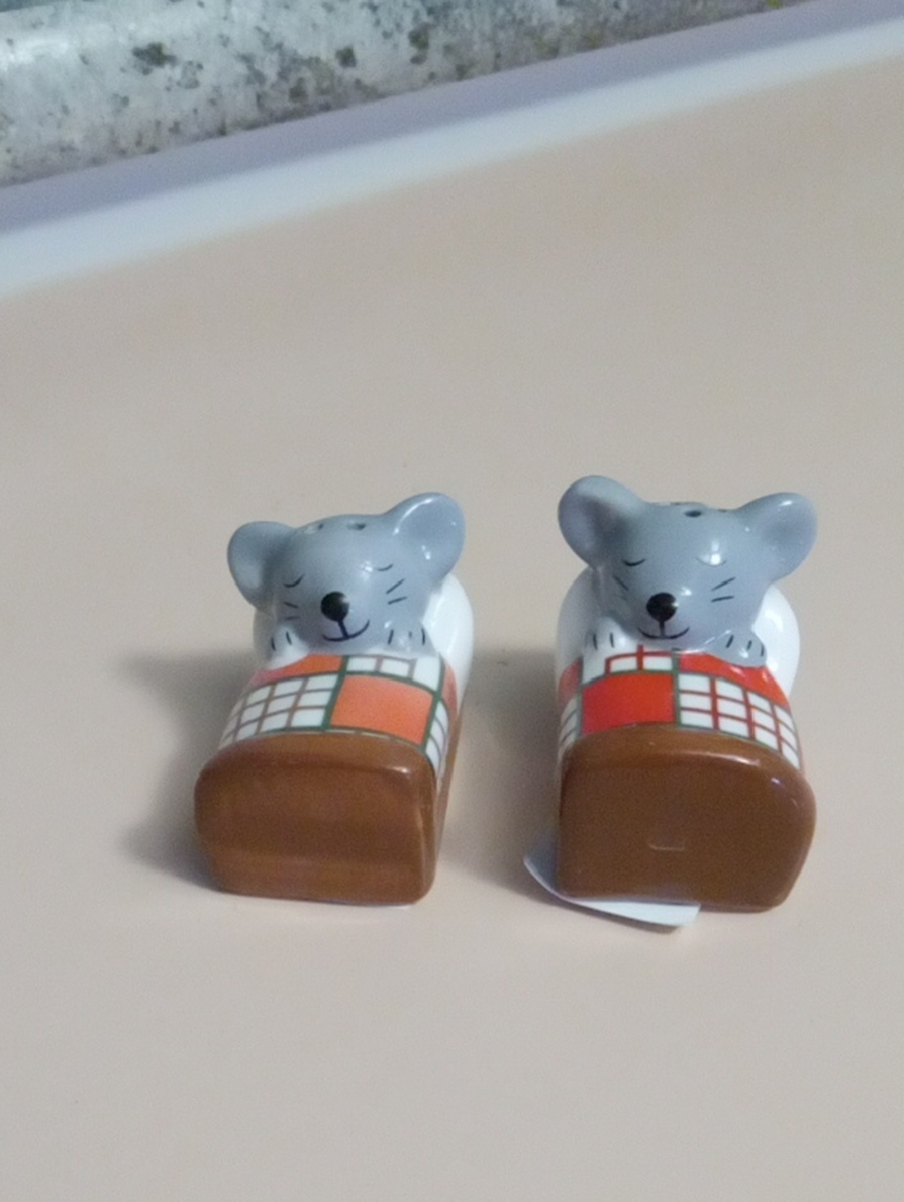 Christmas Mice Mini Salt & Pepper Shakers